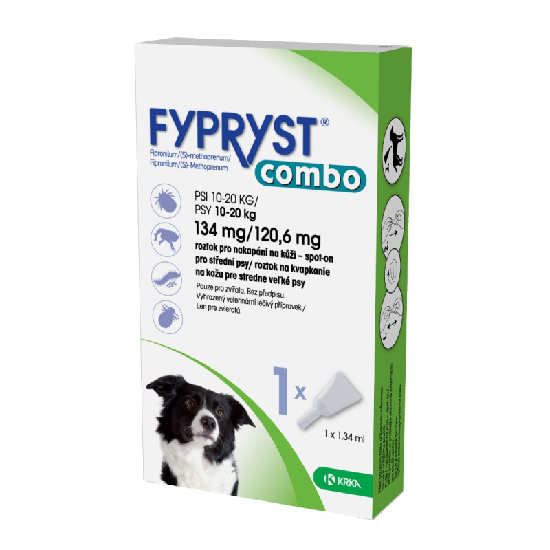 Fypryst Combo Spot-On Pro Psy - M (10 až 20kg)