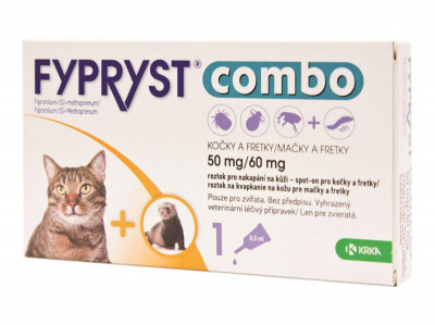 Fypryst Combo Antiparazitní spot-on pro kočky a fretky - 1 ks
