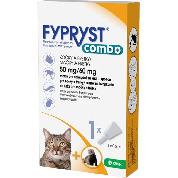 Fypryst Combo Antiparazitní spot-on pro kočky a fretky - 1 ks