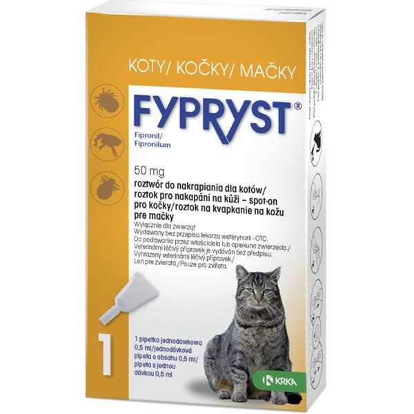 Fypryst Antiparazitní Spot-On Pro Kočku - 1ks