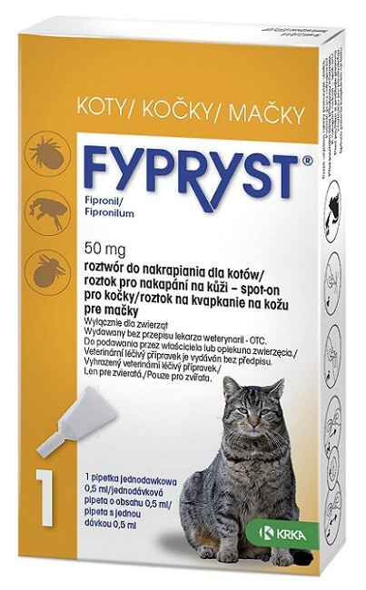 Fypryst Antiparazitní Spot-On Pro Kočku - 1ks