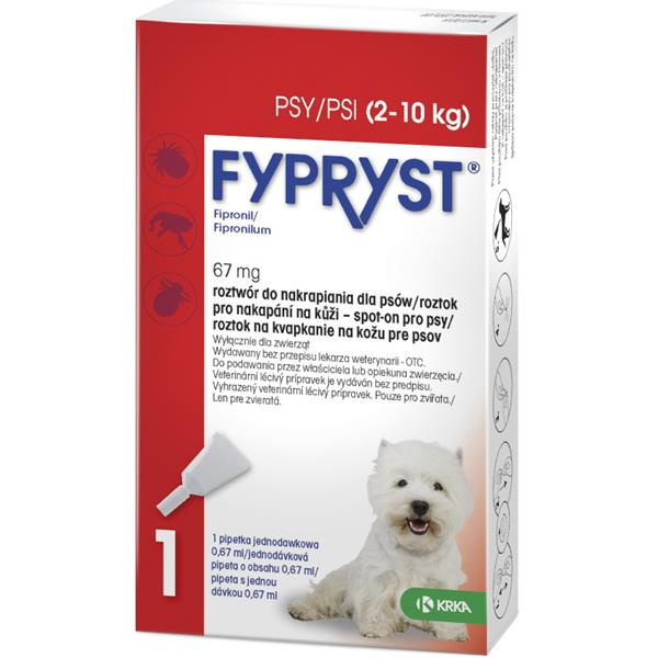 Fypryst Spot-On Pro Psy - S (2 až 10kg)