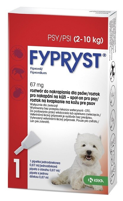 Fypryst Spot-On Pro Psy - S (2 až 10kg)