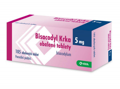 BISACODYL KRKA 5MG Obalená tableta 105