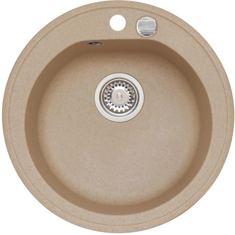 Alveus Granitový dřez Niagara 10, béžová, pr. 51 cm