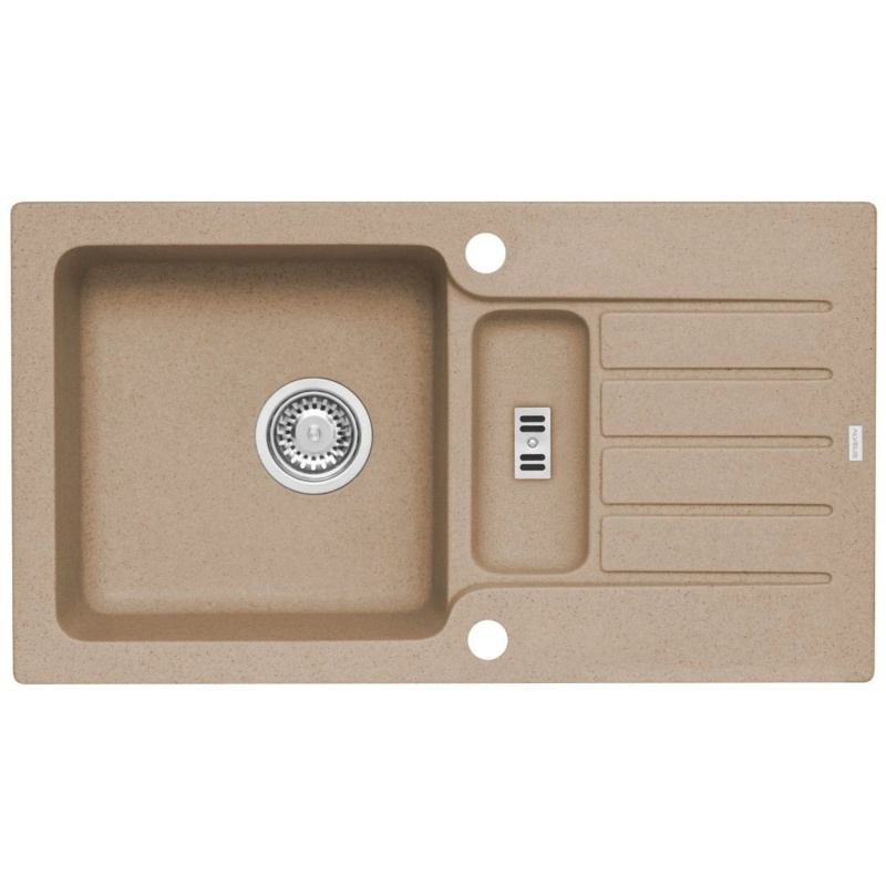 Alveus Granitový dřez Niagara 70, béžová, 78 x 43,5 cm