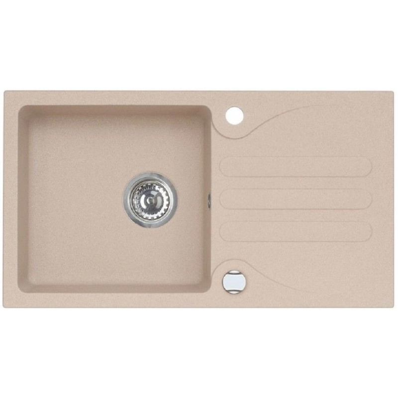 Alveus Granitový dřez Galapagos 30, béžová, 77 x 43 cm