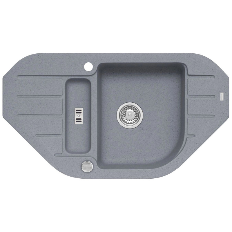 Alveus Granitový dřez Niagara 60, ocelová, 90 x 50 cm