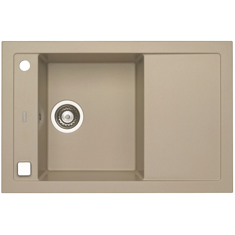 Alveus Granitový dřez Formic 30, cappuccino, 76 x 50 cm