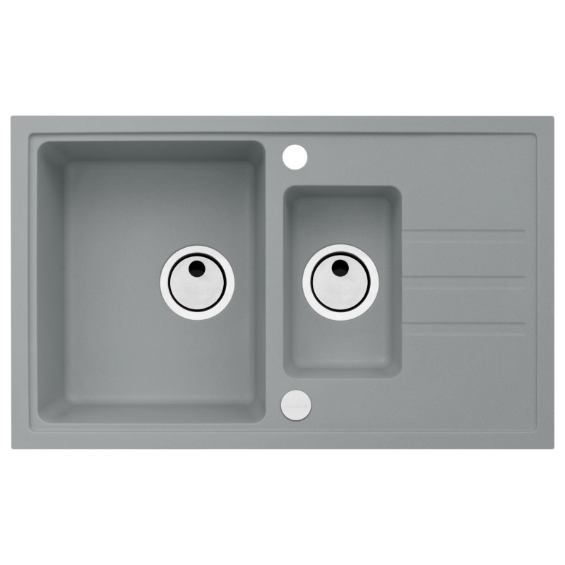 Alveus Granitový dřez Intermezzo 70, beton, 78 x 48 cm