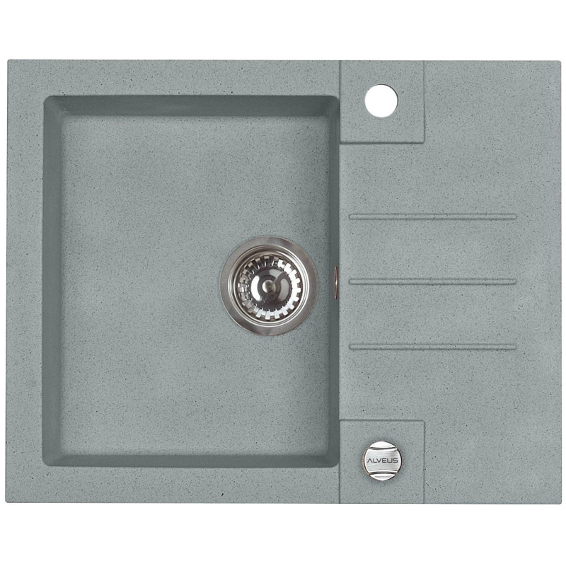 Alveus Granitový dřez Rock 30, beton, 59,5 x 47,5 cm