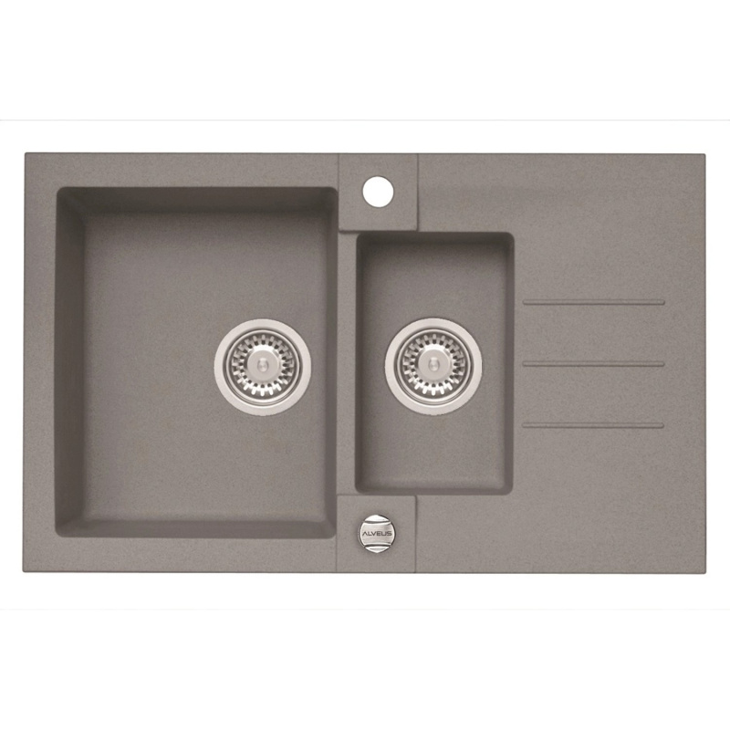 Alveus Granitový dřez Rock 70, beton, 78 x 48 cm