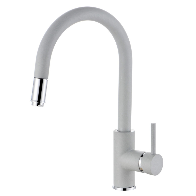 Alveus Delos dřezová baterie s vytahovací sprškou beton 1 129 019