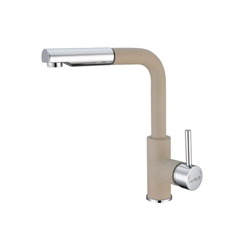 Alveus Siros dřezová baterie s vytahovací sprškou béžová 1 129 045