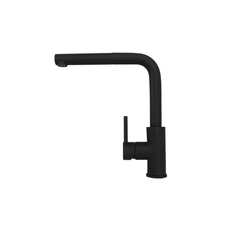 Alveus Stojánková páková dřezová baterie Zeos-P černá matná