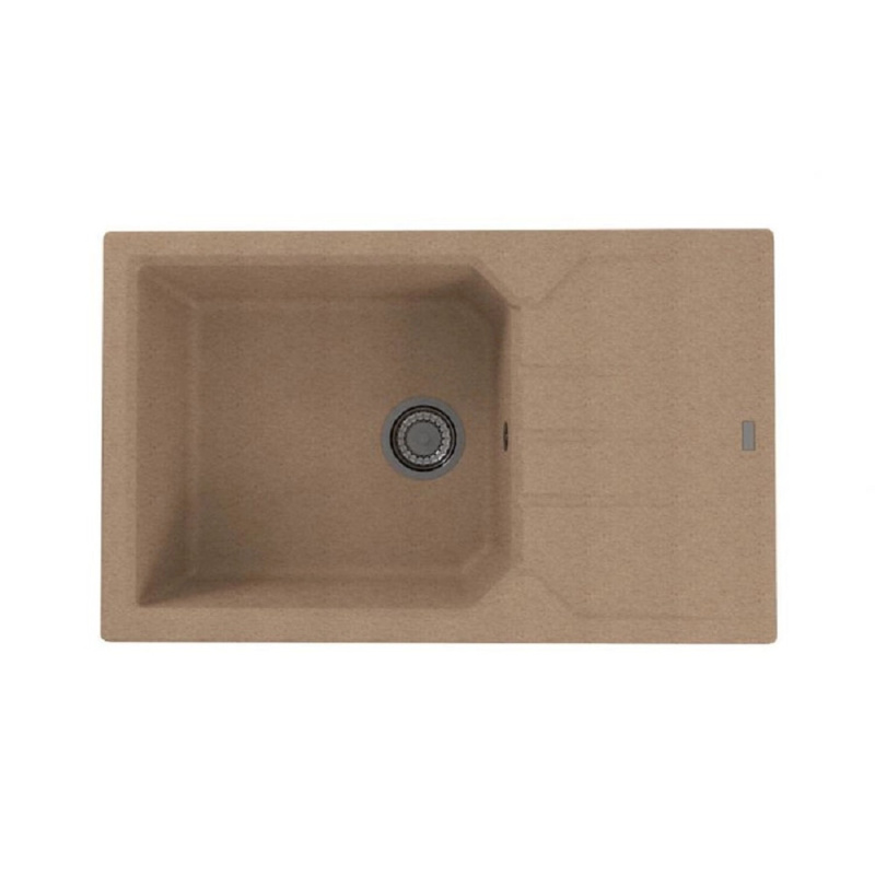 Alveus Granitový dřez Record 40, béžová, 78 x 48 cm