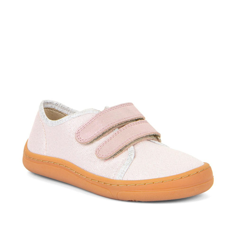 Dívčí barefoot tenisky CANVAS Pink Shine Froddo G1700379 růžová - 28