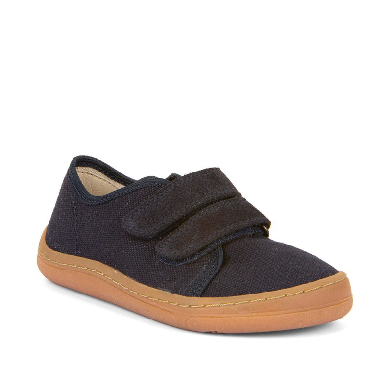 Dětské barefoot tenisky CANVAS Dark Blue Froddo G1700379-8 modrá - 27