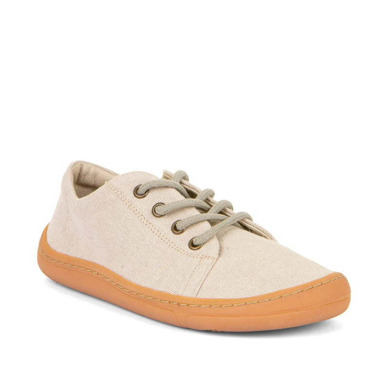 Dívčí barefoot tenisky VEGAN LACES White Froddo G3130249-6 bílá - 36