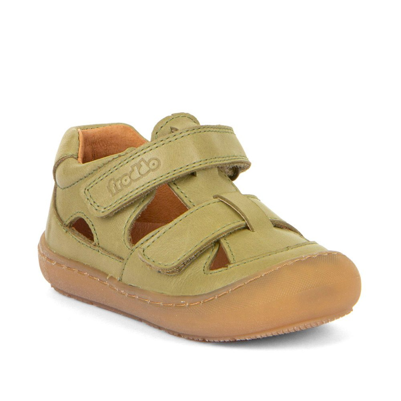 Dětské sandály OLLIE Olive Froddo G2150186-3 olivová - 25