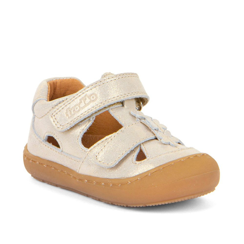 Dívčí sandály OLLIE G Gold Shine Froddo G2150187-1 zlatá - 27