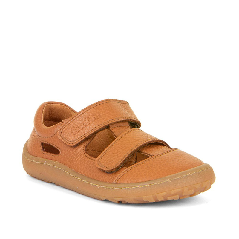 Dětské barefoot sandály SANDAL Cognac Froddo G3150266-2 hnědá - 24
