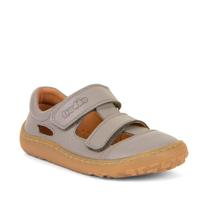 Dětské barefoot sandály SANDAL Light Grey Froddo G3150266-4 šedá - 32