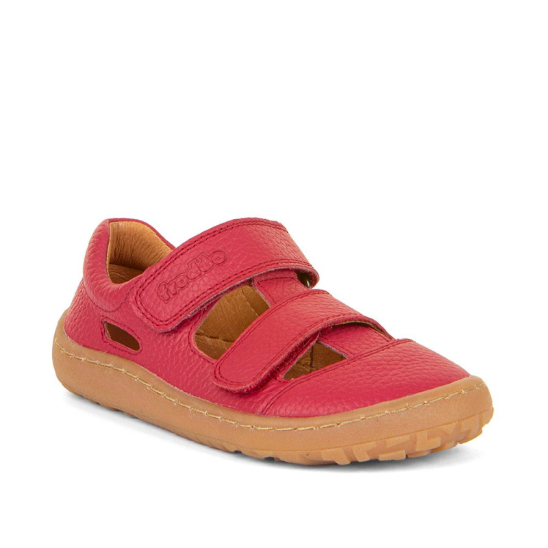 Dívčí barefoot sandály SANDAL Red Froddo G3150266-5 červená - 29
