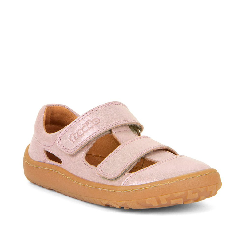 Dívčí barefoot sandály SANDAL Pink Shine Froddo G3150266-9 růžová - 27