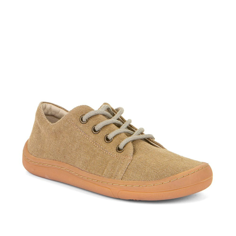 Dětské barefoot tenisky VEGAN LACES Beige Froddo G3130249-3 béžová - 38