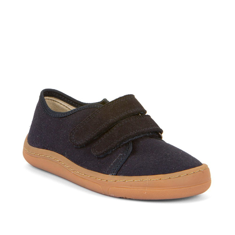 Chlapecké barefoot tenisky CANVAS Dark Blue Froddo G1700390-5 - tmavě modrá - 30