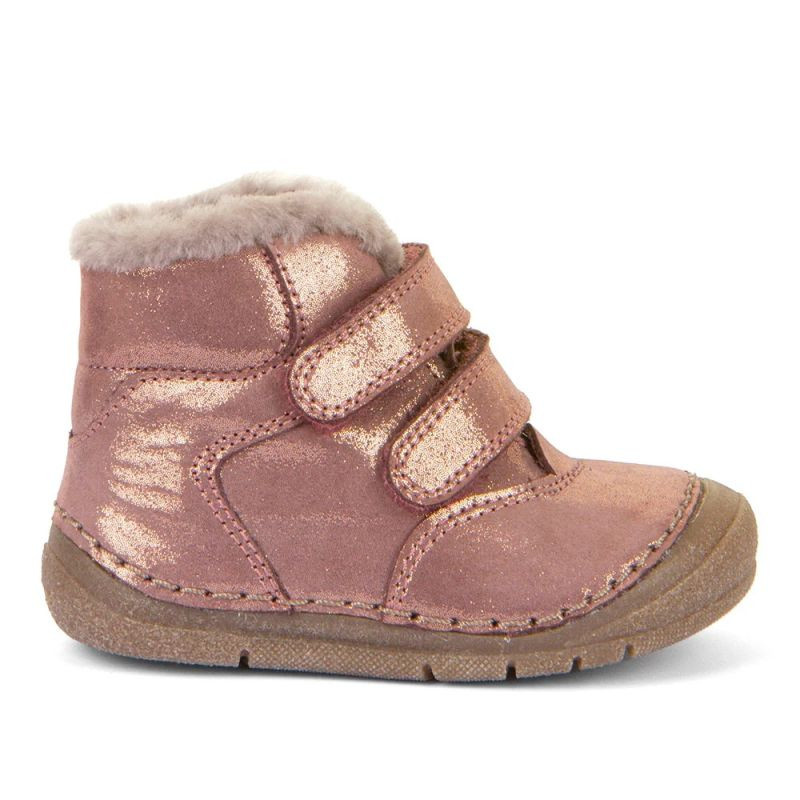 Dívčí zimní boty Flexible PAIX UP WINTER Pink Gold, Froddo, G2110143-13, růžová - 28