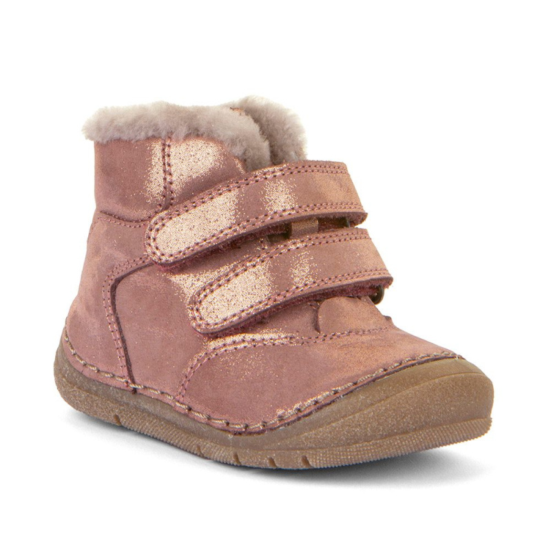 Dívčí zimní boty Flexible PAIX UP WINTER Pink Gold, Froddo, G2110143-13, růžová - 30