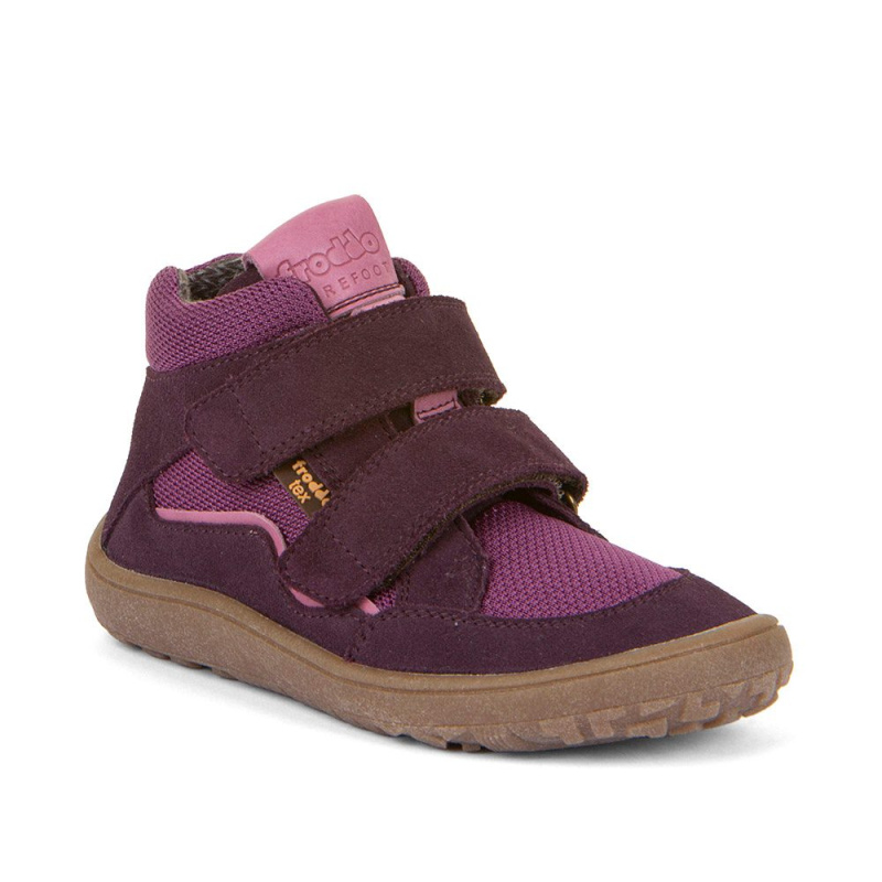 Dívčí barefoot boty TEX AUTUMN  Purple Froddo G3110254-7 - fialová - 34