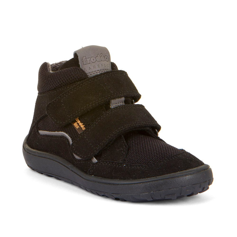 Dětské barefoot boty TEX AUTUMN  Black Froddo G3110254-11 - černá - 25