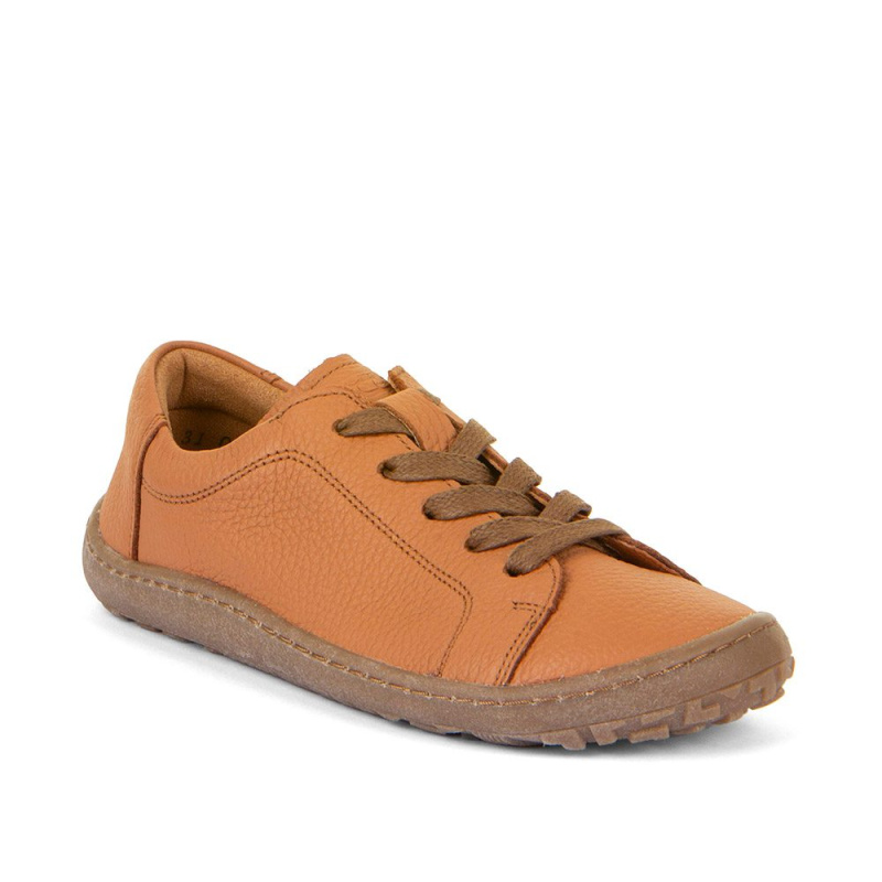 Dětské celoroční barefoot tenisky LACES COGNAC Froddo G3130257 - hnědá - 36