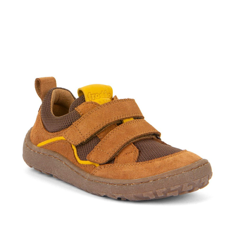 Dětské barefoot tenisky BASE Cognac Froddo G3130259-1- hnědá - 32