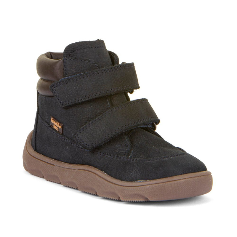 Chlapecké zimní barefoot boty ZERU TEX Dark Blue, Froddo, G2110150, tmavě modrá - 28