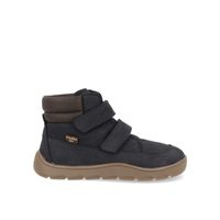 Chlapecké zimní barefoot boty ZERU TEX Dark Blue, Froddo, G2110150, tmavě modrá - 33