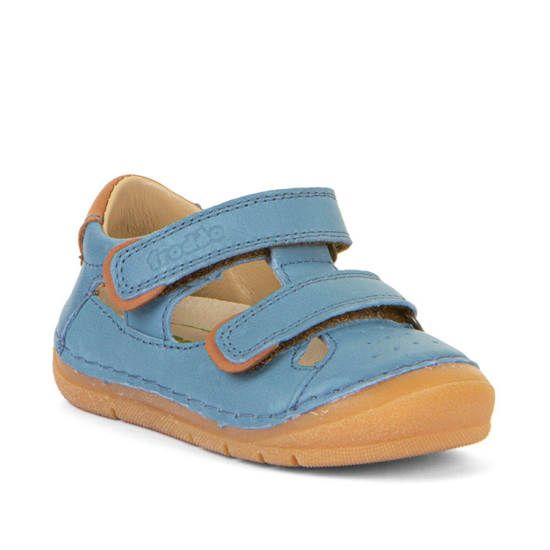Dětské sandály PAIX UP DOUBLE Jeans Froddo G2150198-1 světle modrá - 27