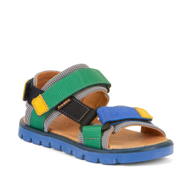 Dětské sandály KE FLASH Blue/Green Froddo G3150259-7 modrá - 36