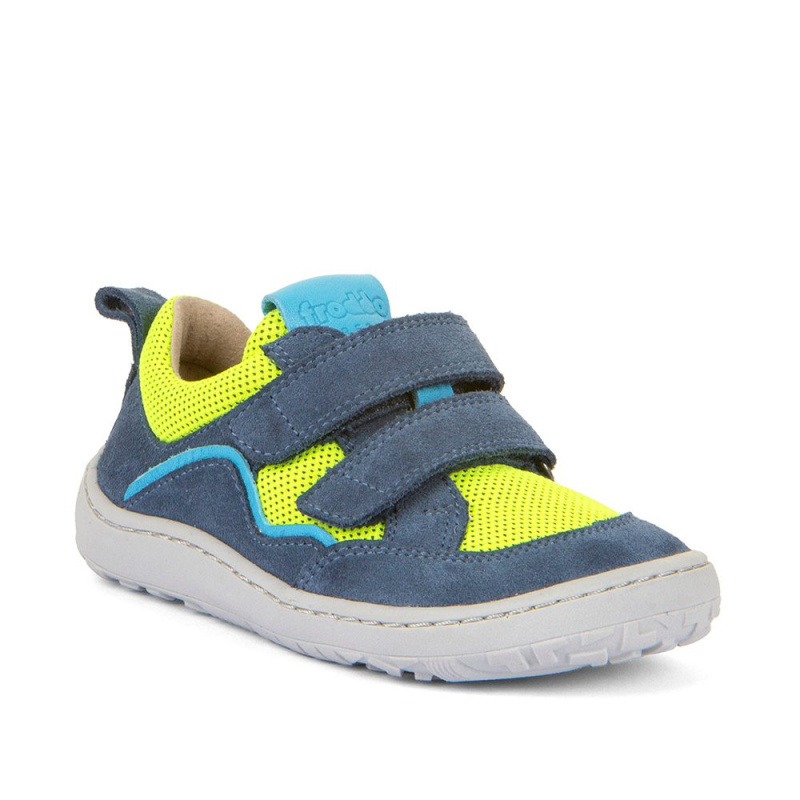 Chlapecké barefoot tenisky BASE Denim+ Froddo G3130260-7 světle modrá - 33