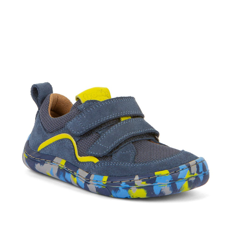 Chlapecké barefoot tenisky BASE Denim Froddo G3130261-3 tmavě modrá - 30