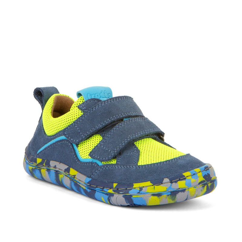 Chlapecké barefoot tenisky BASE Denim+ Froddo G3130261-4 světle modrá - 27