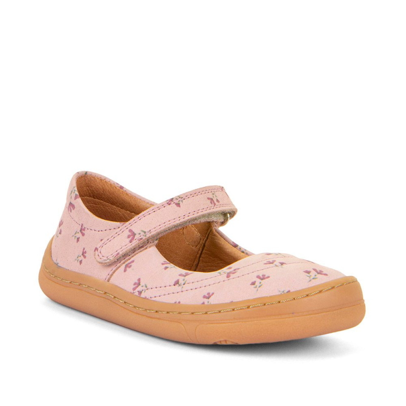Dívčí barefoot baleríny MARY J Flowers Froddo G3140184-8 květiny - 35