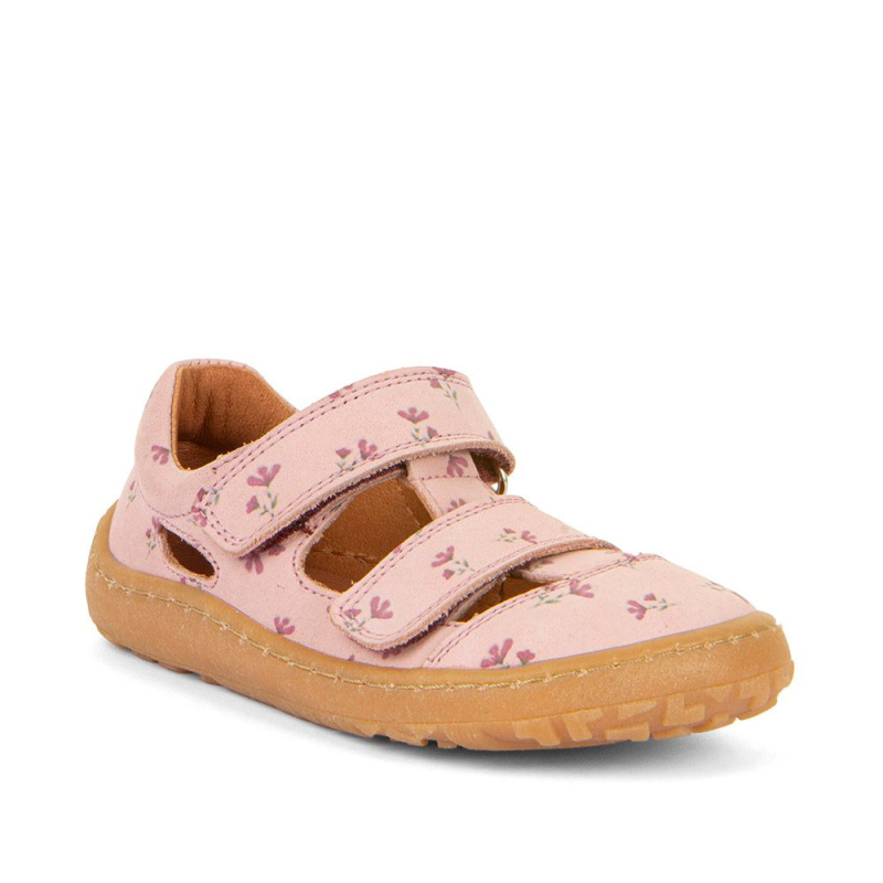 Dívčí barefoot sandály SANDAL Flowers Froddo G3150266-15 květiny - 34