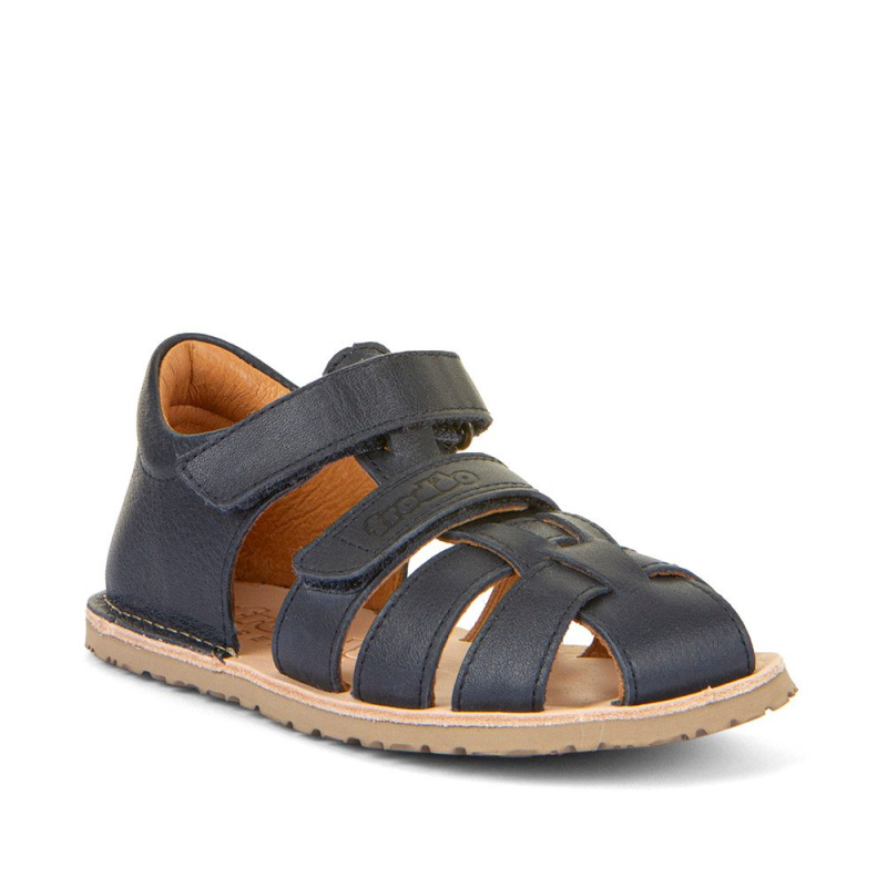 Chlapecké barefoot sandály FLEXY F Dark Blue Froddo G3150283 tmavě modrá - 35