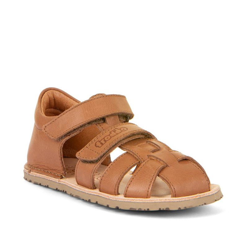 Chlapecké barefoot sandály FLEXY F Brown Froddo G3150283-2 hnědá - 24