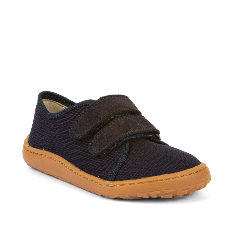 Chlapecké barefoot tenisky CANVAS Dark Blue Froddo G1700422 - 34