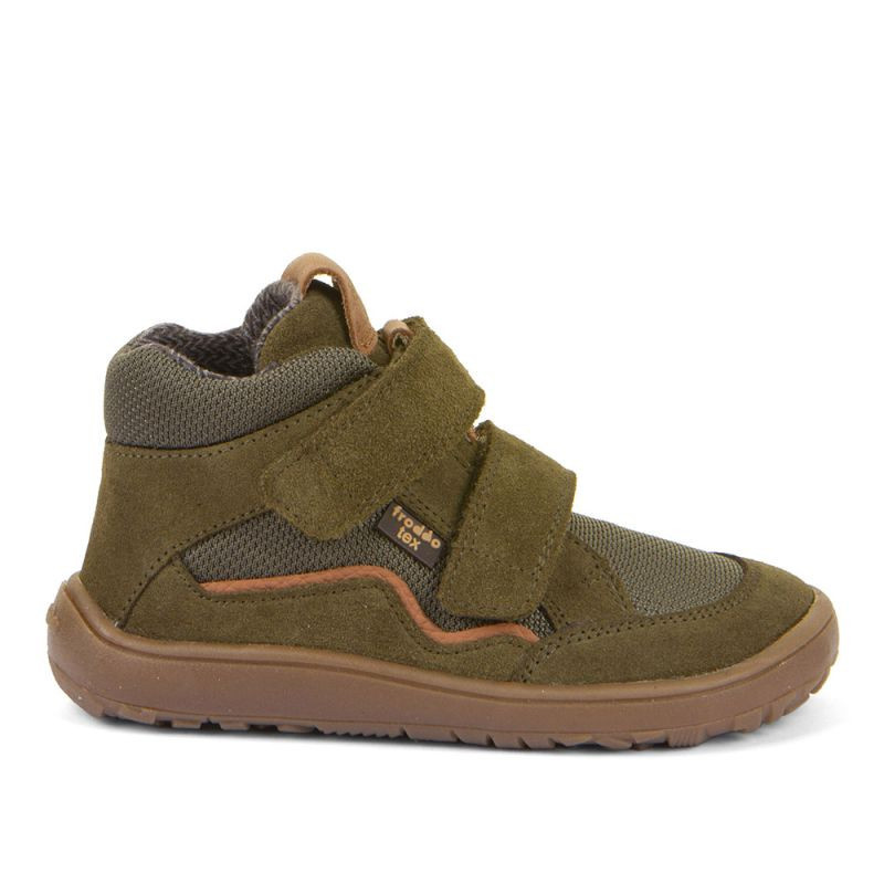 Dětské barefoot boty TEX AUTUMN Olive Froddo G3110266-1 - 25